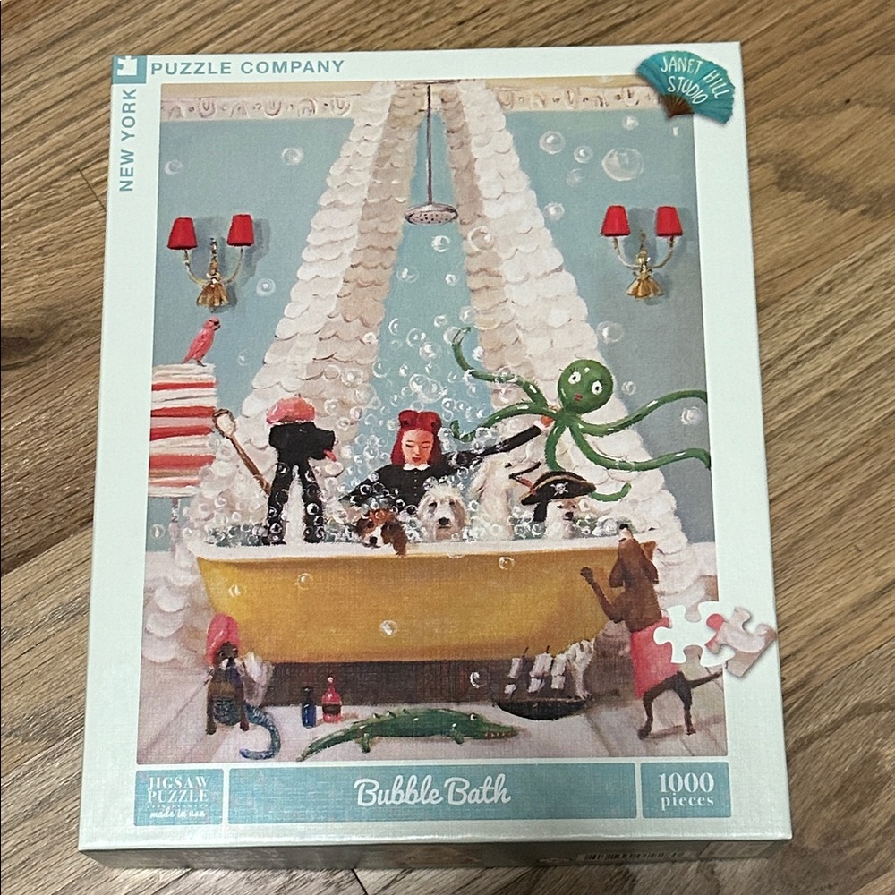 New York Puzzle Company Bubble Bath 1000 piece Puzzle  *New in box